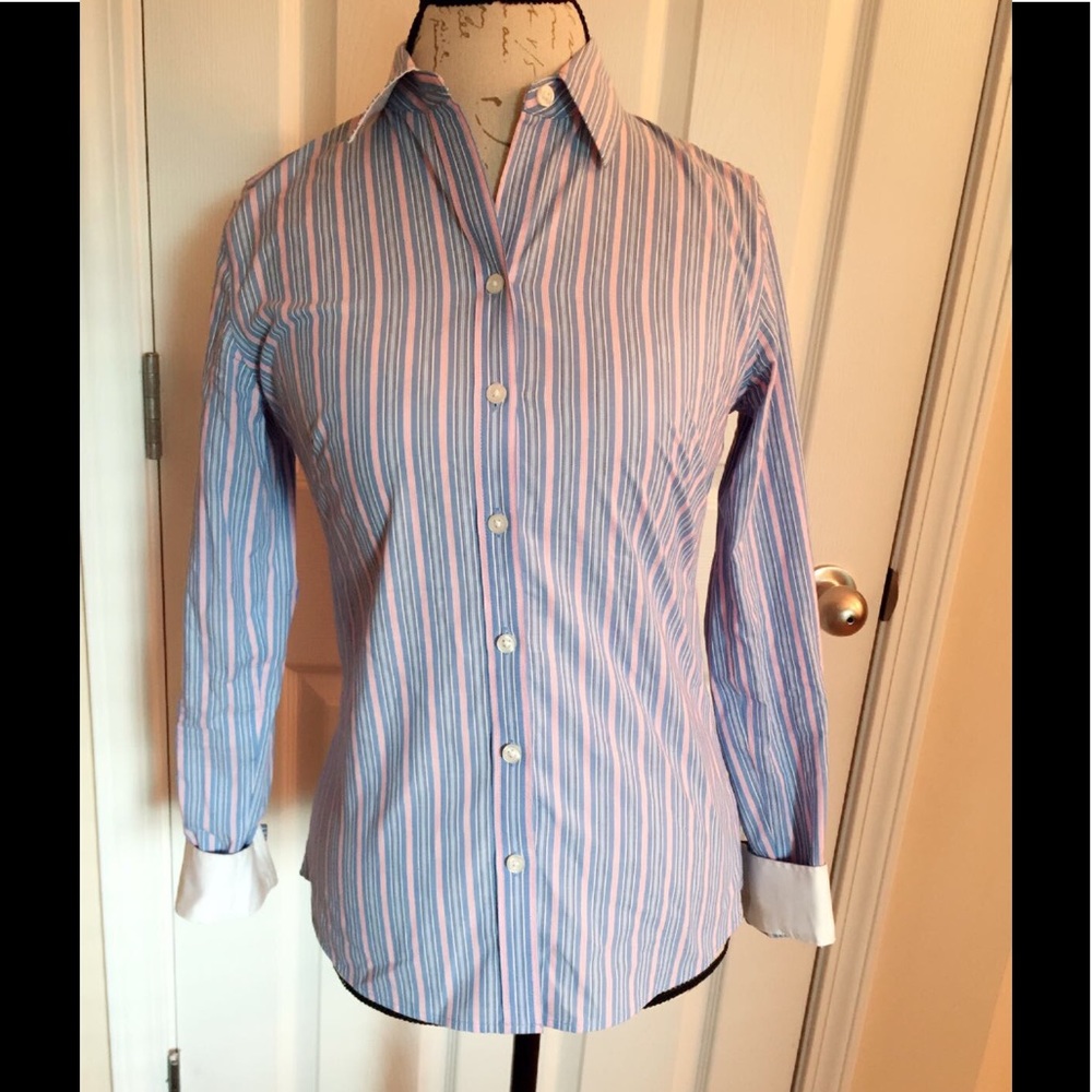 Banana Republic Striped Button Down Shirt