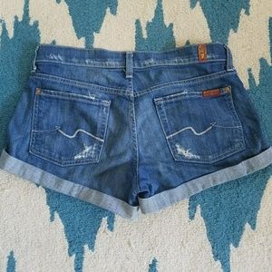 7 for all mankind shorts