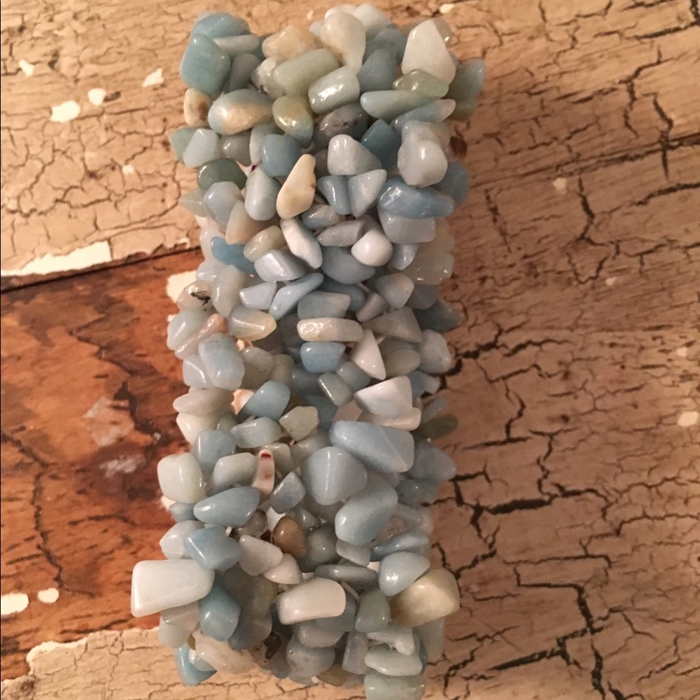 Blue stone bracelet