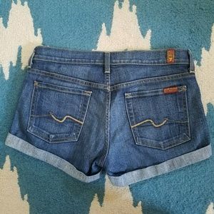 7 for all mankind shorts