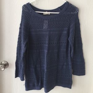NWT Beautiful blue knit sweater!