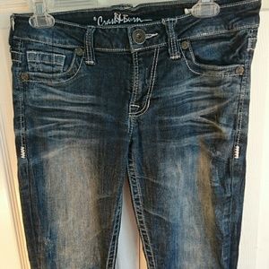 SOLD Buckle Crash and Burn Jeans Indie Skinny