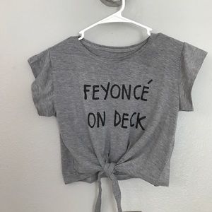 "Feyoncé On Deck" Crop Top T-Shirt