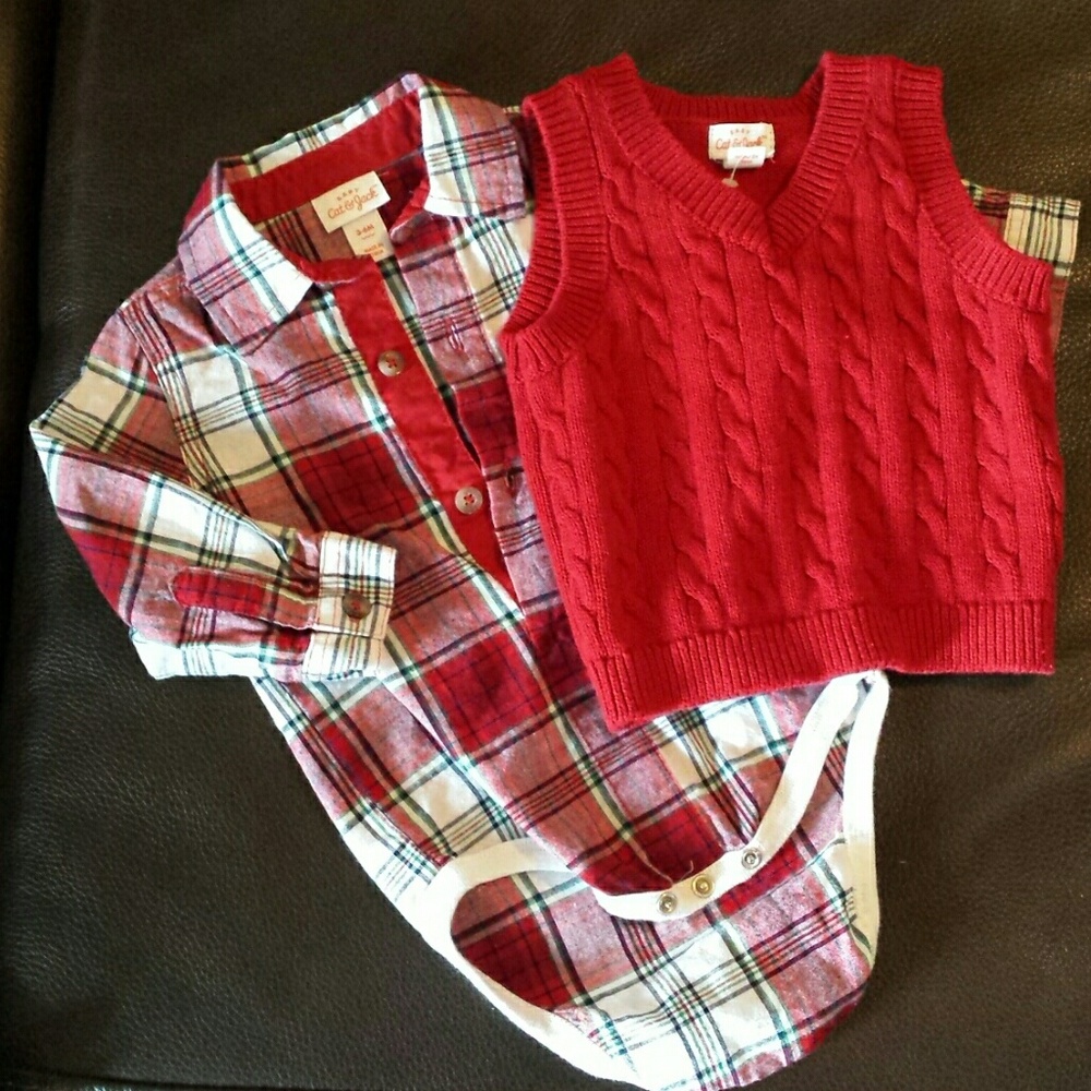 Shirt & sweater set