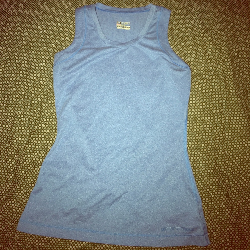 Under armour fitted cotton tank
