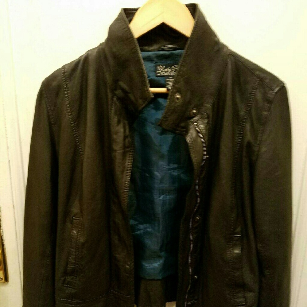 Lucky brand genuine leather jacket