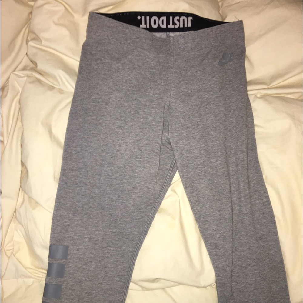 Nike grey just do it leggings