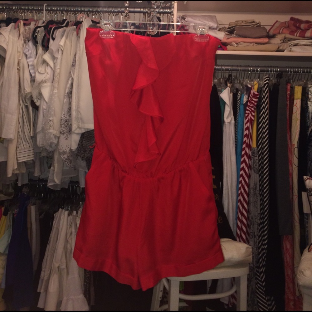 Sexy strapless romper from Express