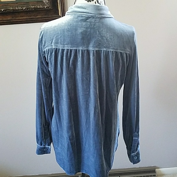 1 L LEFTπHPπMARINA VELVET SHIRT - Picture 5 of 8