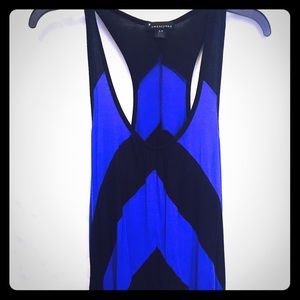 Blue/Black Slub Tank