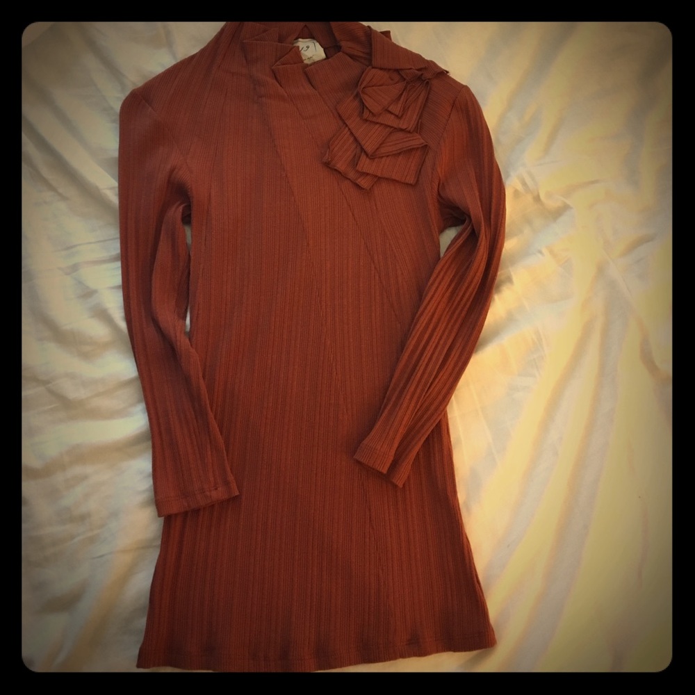 Anthropology 3/4 sleeve turtle neck