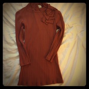 Anthropology 3/4 sleeve turtle neck