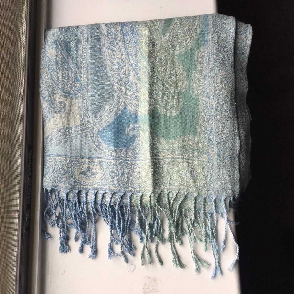 Blue/Green Scarf