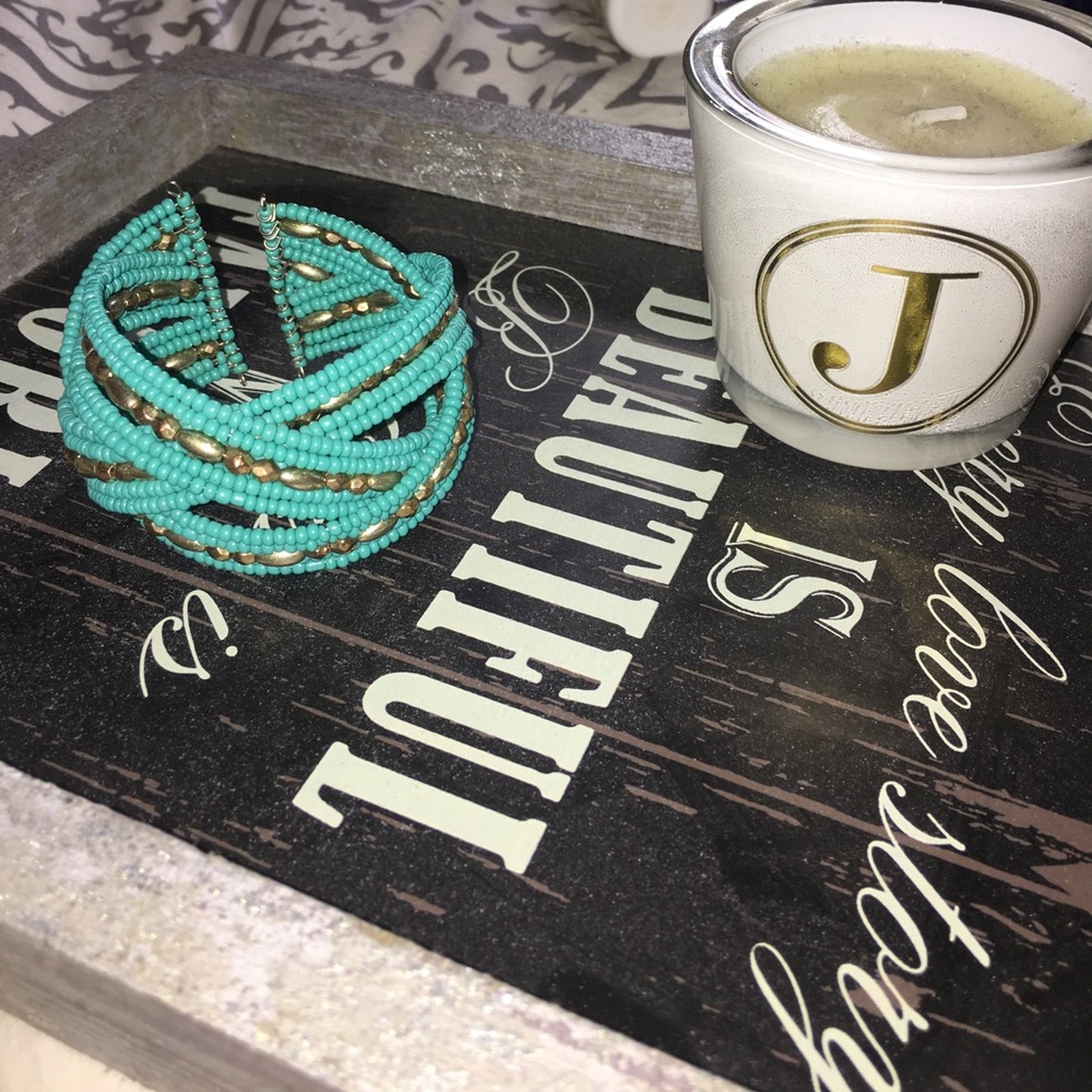 Turquoise adjustable bracelet