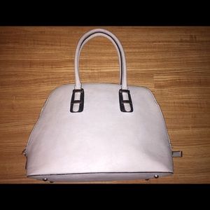 Light gray purse tote satchel