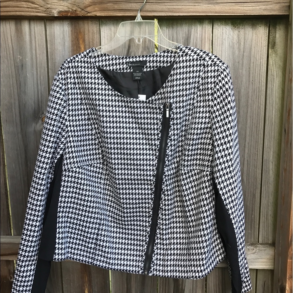Lane Bryant houndstooth jacket. New with tags.