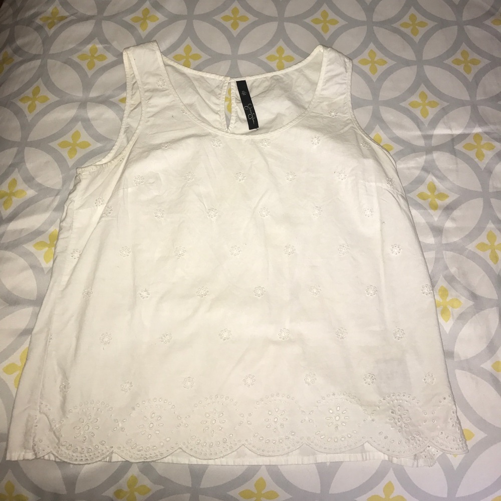 White tank top