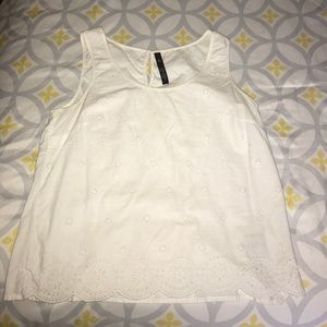 White tank top