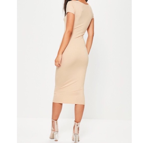 ✨LAST ONE ✨Beige  midi dress - Picture 3 of 3