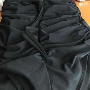 Black one pc baiting suit, size 1x