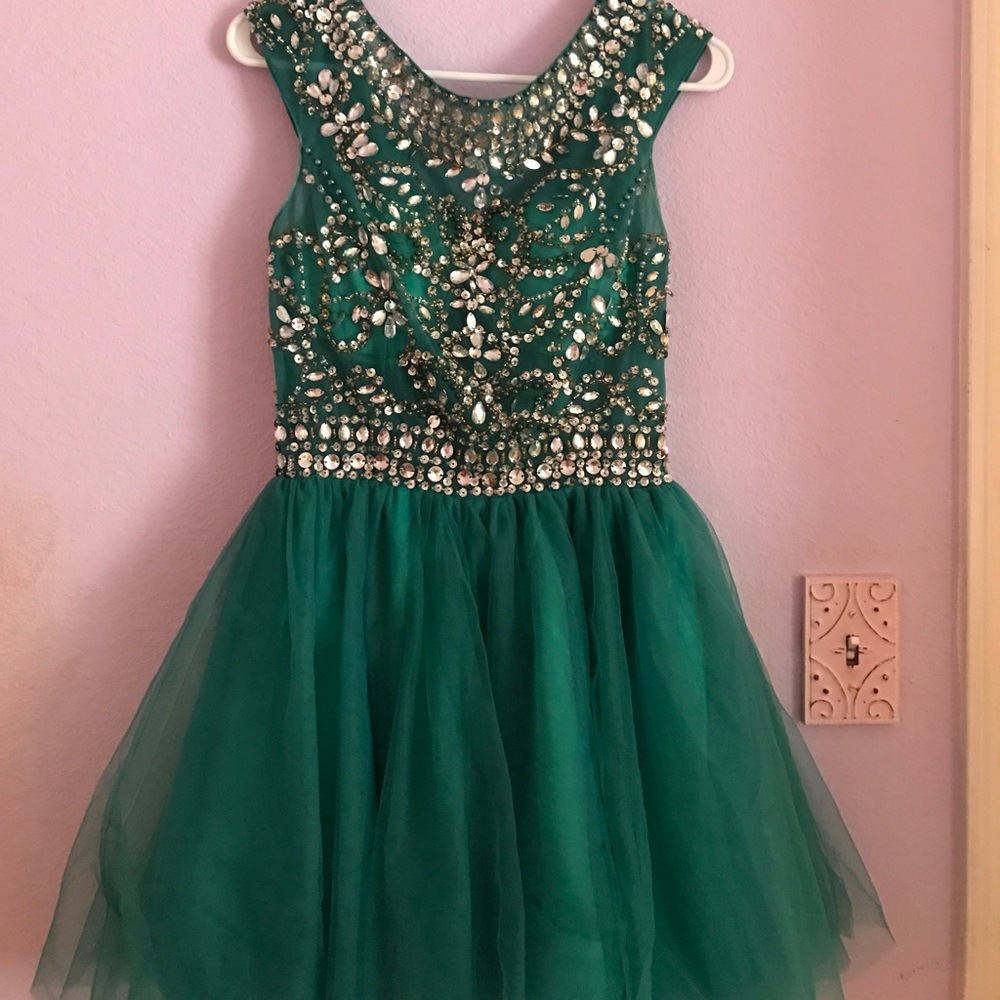 Green Homecoming Dress