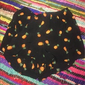 Pineapple print brandy shorts