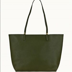 New Gigi New York tori tote in moss pebble grain
