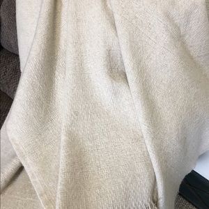 Cashmere throw. 50x72 inches.
