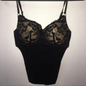 Marciano Black Bustier Top