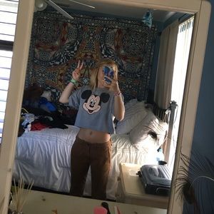Vintage Mickey Mouse crop top