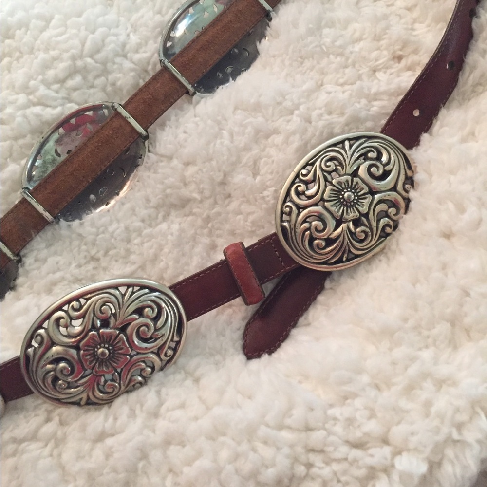 Vintage Brighton western style concho belt