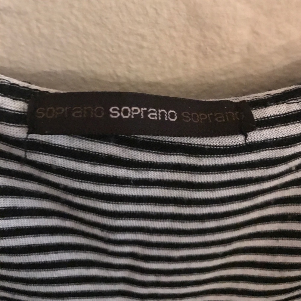 Stripes and Ruffle Pocket Dress - Picture 3 of 4