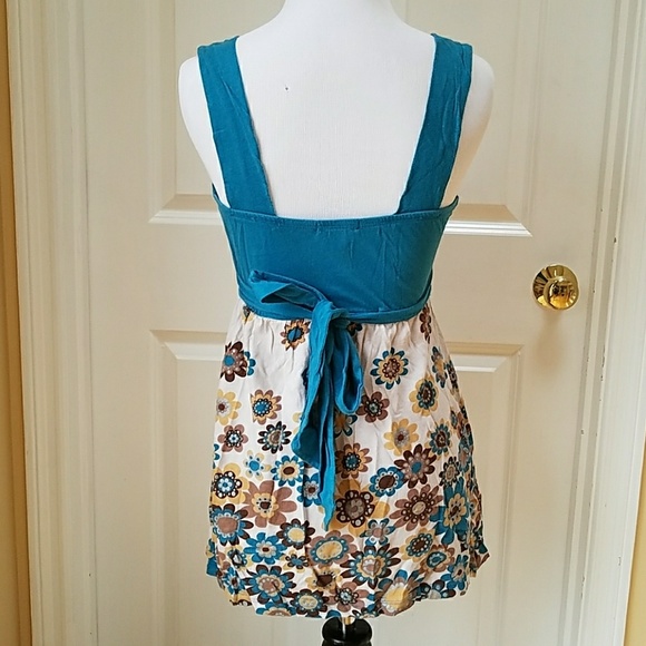 Blue tunic top! Size S. - Picture 2 of 2