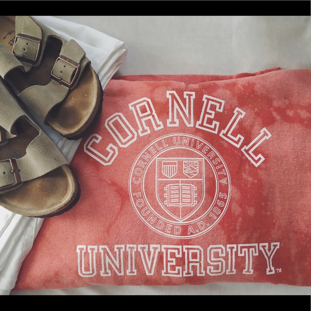 Hand dyed acid wash Cornell University hoodie ✏️