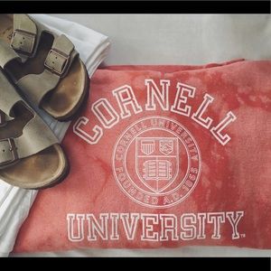 Hand dyed acid wash Cornell University hoodie ✏️