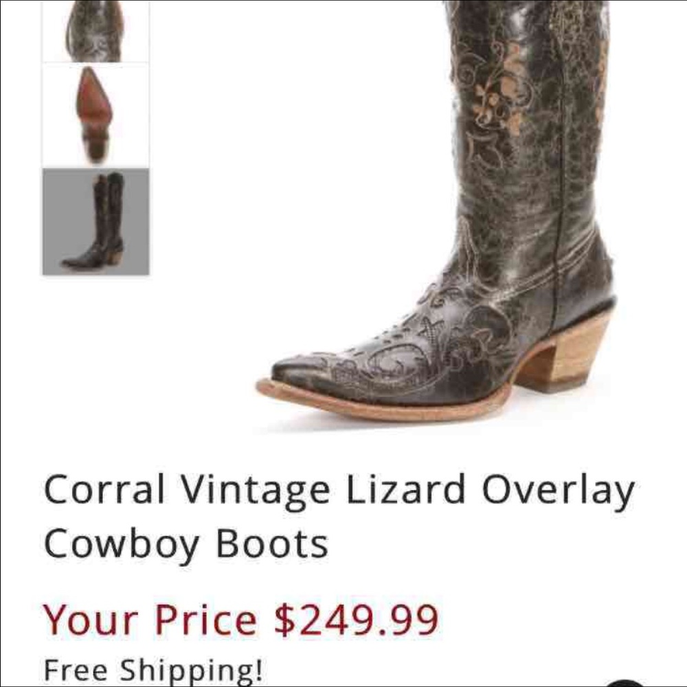 Size 9 Corral Cowboy cowgirl boots