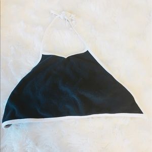 American Apparel String Tie Halter Top