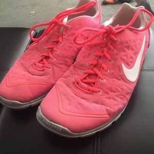 Nike Training Free fit 2 Neon Coral Women Sz 11