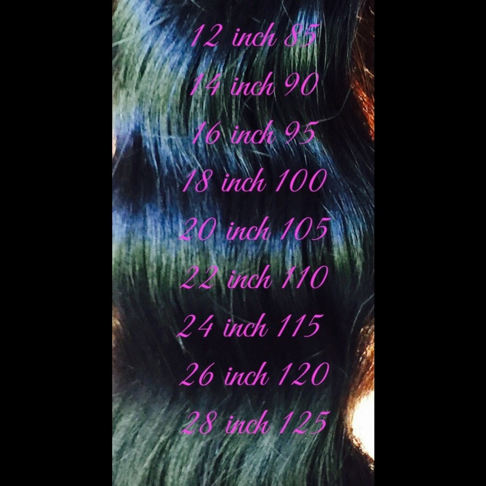 Virgin hair extensions