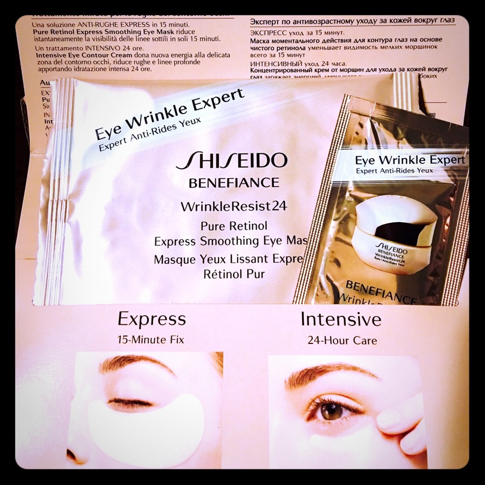Shiseido Benefiance Retinol Eye Masks