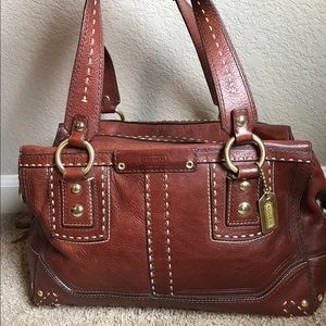 Leather Coach Bag