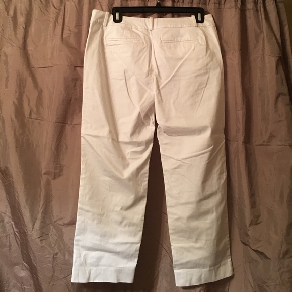 White Capri Pants - Picture 3 of 4