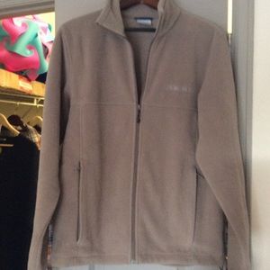 Tan medium Columbia fleece