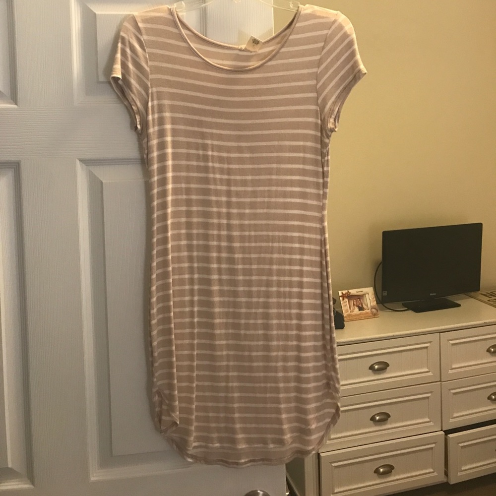 Cream and white sun dress