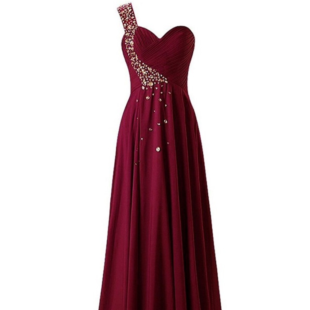 Burgundy Dress