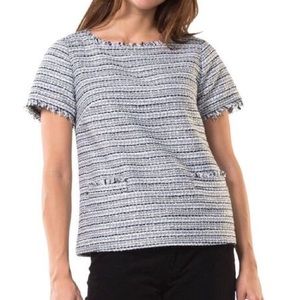 New! Sail to Sable textured tweed top