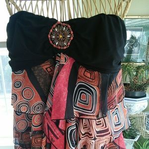 Strapless Summer top