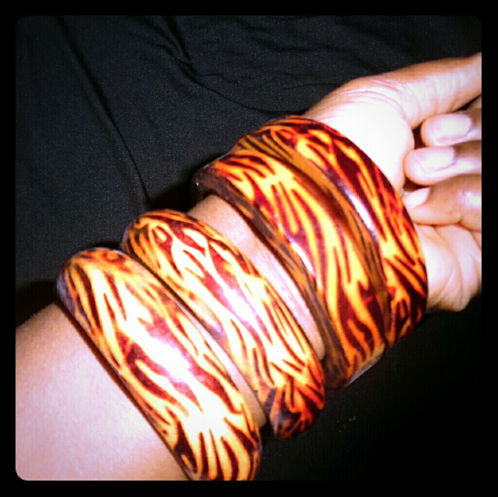 Lightly used wooden bracelet