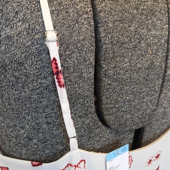 NEW W/TAGS XS Cream/pink blouse - Picture 6 of 6