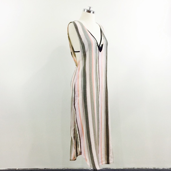 [ out from under ] NWT striped midi dress - Picture 5 of 8